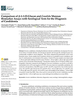 Comparison of β-1-3-D-Glucan and Candida Mannan Biomarker Assays with Serological Tests for the Diagnosis of Candidemia