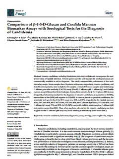 Comparison of β-1-3-D-Glucan and Candida Mannan Biomarker Assays with Serological Tests for the Diagnosis of Candidemia