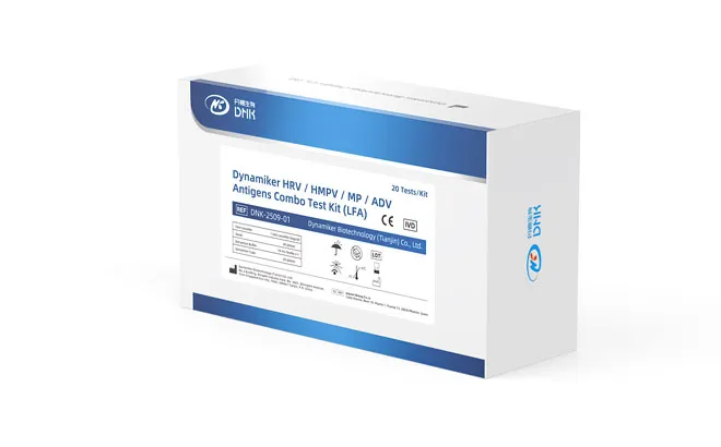 Dynamiker HRV/HMPV/MP/ ADV Antigens Combo Test Kit(LFA)