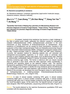 00572-A Novel Fluorogenic Assay for Rapid Detection of Carbapenemases in Multidrug- Resistant Enterobacteriaceae