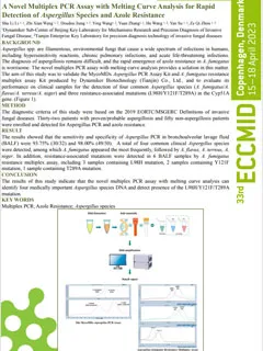 A Novel Multiplex PCR Assay with Melting Curve Analysis for Rapid Detection of Aspergillus Species and Azole Resistance