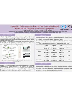 Aspergillus Galactomannan Lateral Flow Assay with Digital Reader for the Diagnosis of Invasive Aspergillosis