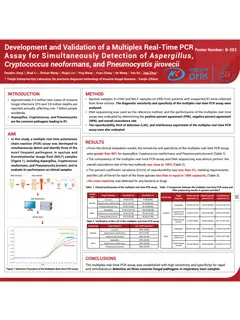 Development and Validation of a Multiplex Real-Time PCR Assay for Simultaneously Detection of Aspergillus, Cryptococcus Neoformans, and Pneumocystis Jirovecii