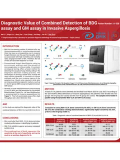 Diagnostic Value of Combined Detection of BDG Assay and GM Assay in Invasive Aspergillosis