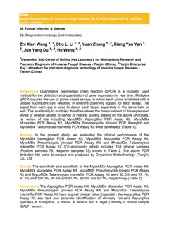 Rapid Identification of Invasive Fungal Disease Via a Multi-channel qPCR Melting Curve Analysis